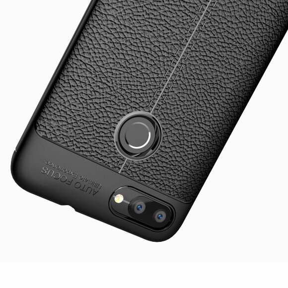 Чехол-накладка Litchi Grain для Asus ZenFone Max Plus (M1) ZB570TL (серый) Чехол-накладка Litchi Grain для Asus ZenFone Max Plus (M1) ZB570TL (серый)