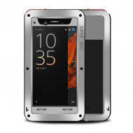Гибридный чехол LOVE MEI для Sony Xperia XZ / XZs (серебряный) Гибридный чехол LOVE MEI для Sony Xperia XZ / XZs (серебряный)