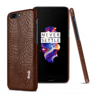 Чехол-накладка iMak Ruiyi Crocodile для OnePlus 5 (коричневый)