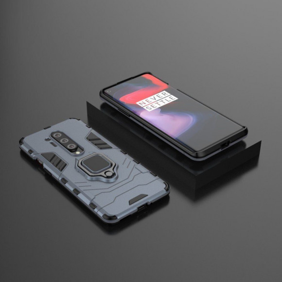 Чехол Armor Ring Holder для OnePlus 8 Pro (темно-синий) Чехол Armor Ring Holder для OnePlus 8 Pro (темно-синий)