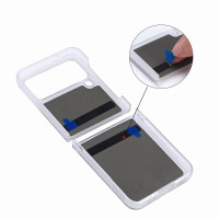 Чехол 3D Flower для Samsung Galaxy Z Flip 4 (черный)