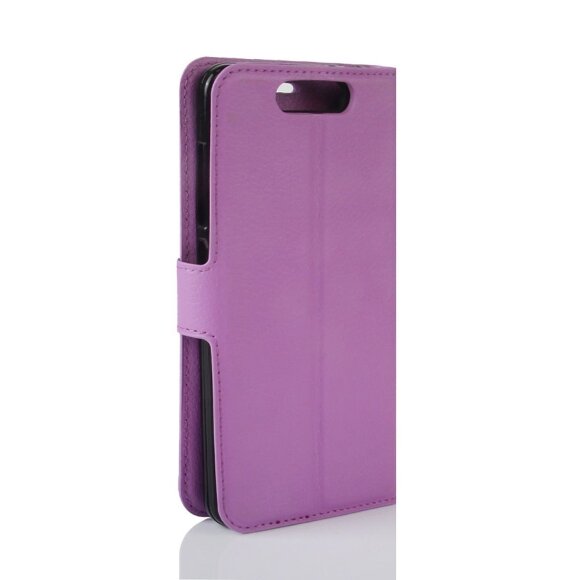 Чехол с визитницей для ZTE Blade V8 (фиолетовый) Чехол с визитницей для ZTE Blade V8 (фиолетовый)