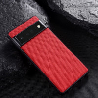 Чехол с текстурой нейлона для Google Pixel 7a (красный)