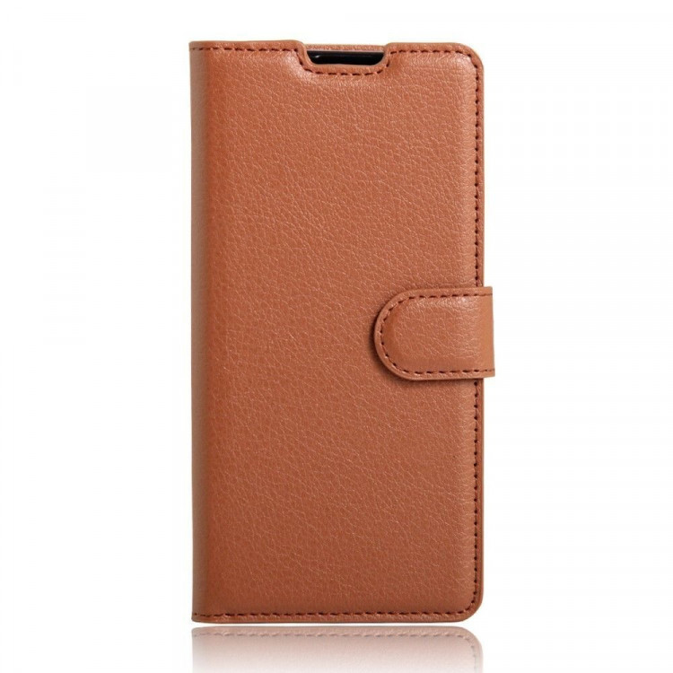 Чехол с визитницей для DOOGEE X6 / X6 Pro (коричневый)