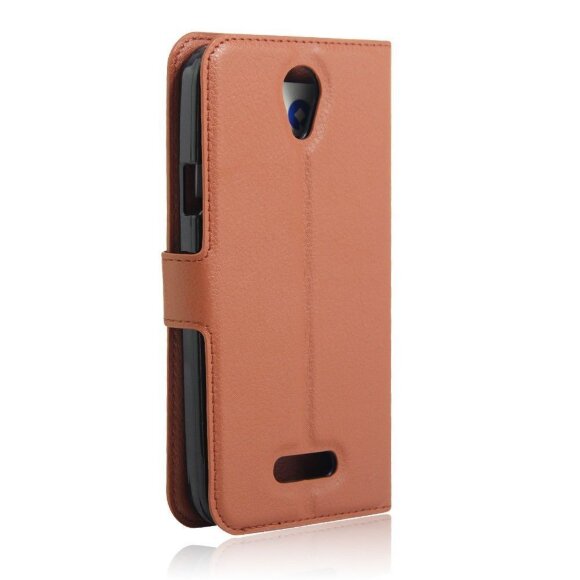 Чехол с визитницей для DOOGEE X6 / X6 Pro (коричневый) Чехол с визитницей для DOOGEE X6 / X6 Pro (коричневый)