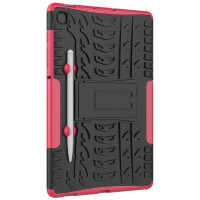 Чехол Hybrid Armor для Samsung Galaxy Tab S6 Lite (черный + розовый)