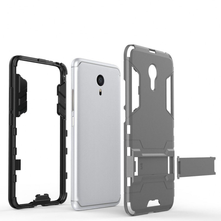 Чехол Duty Armor для Meizu Pro 5 (серебряный)