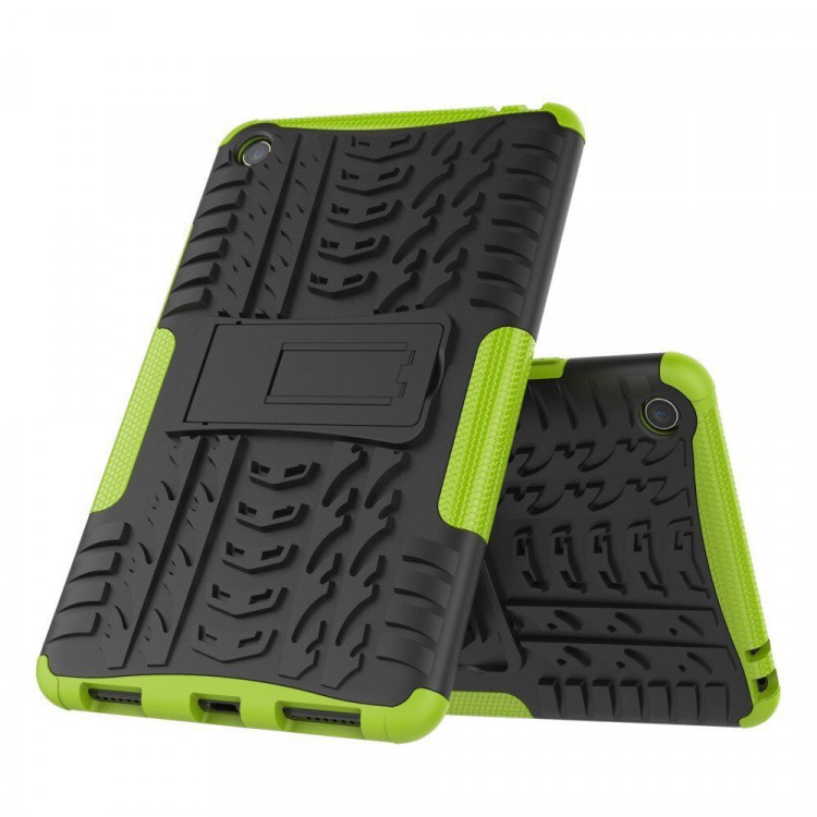 Чехол Hybrid Armor для Xiaomi Mi Pad 4 - 8 дюймов (черный + зеленый)