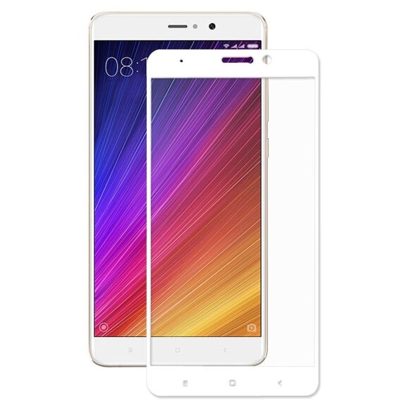 Защитное стекло 3D для Xiaomi Mi5S Plus (белый) Защитное стекло 3D для Xiaomi Mi5S Plus (белый)
