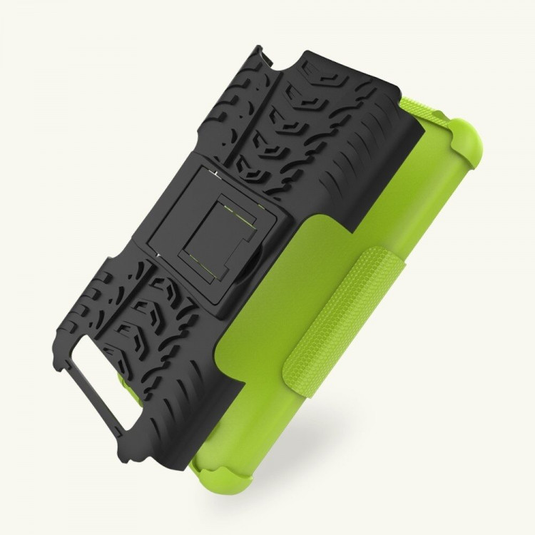 Чехол Hybrid Armor для Xiaomi Redmi 4A (черный + зеленый)