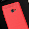 Чехол-накладка Carbon Fibre для Xiaomi Mi Note 2 (красный)