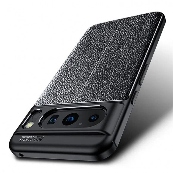 Чехол-накладка Litchi Grain для Google Pixel 8 Pro (черный) Чехол-накладка Litchi Grain для Google Pixel 8 Pro (черный)