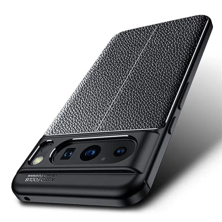 Чехол-накладка Litchi Grain для Google Pixel 8 Pro (черный)