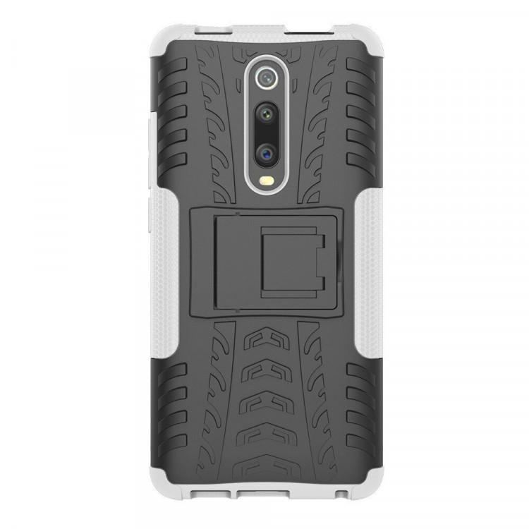 Чехол Hybrid Armor для Xiaomi Redmi K20 / Redmi K20 Pro / Xiaomi Mi 9T / Mi 9T Pro (черный + белый)