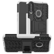 Чехол Hybrid Armor для Samsung Galaxy A20s (черный + белый)