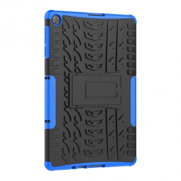 Чехол Hybrid Armor для Huawei MatePad T10 / T10s / C5e / C3 / Honor Pad X8 / X8 Lite / X6 (черный + голубой)