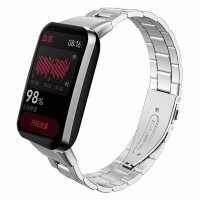 Стальной браслет для Xiaomi Smart Band 7 Pro (серебристый)