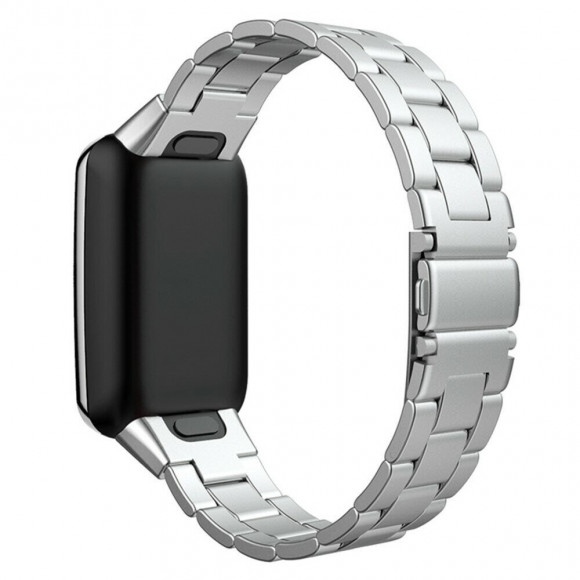 Стальной браслет для Xiaomi Smart Band 7 Pro (серебристый)