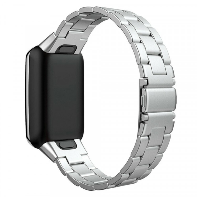 Стальной браслет для Xiaomi Smart Band 7 Pro (серебристый)