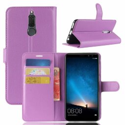 Чехол с визитницей для Huawei Mate 10 Lite / Nova 2i (фиолетовый)