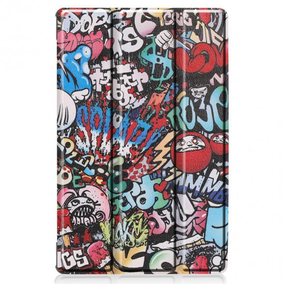 Чехол Smart Case для Lenovo Tab M10 Plus, TB-X606 - 10,3 дюйма (Graffiti)