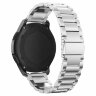 Стальной браслет Solid Stainless для Samsung Gear S3 Frontier / S3 Classic / Galaxy Watch 46мм / Watch 3 (45мм) (серебряный)