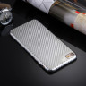 Чехол-накладка Artistic Carbon для iPhone 6 Plus / 6S Plus (серебряный)