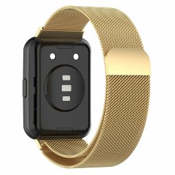 Миланский браслет для для Huawei Watch Fit TIA-B09 (золото)