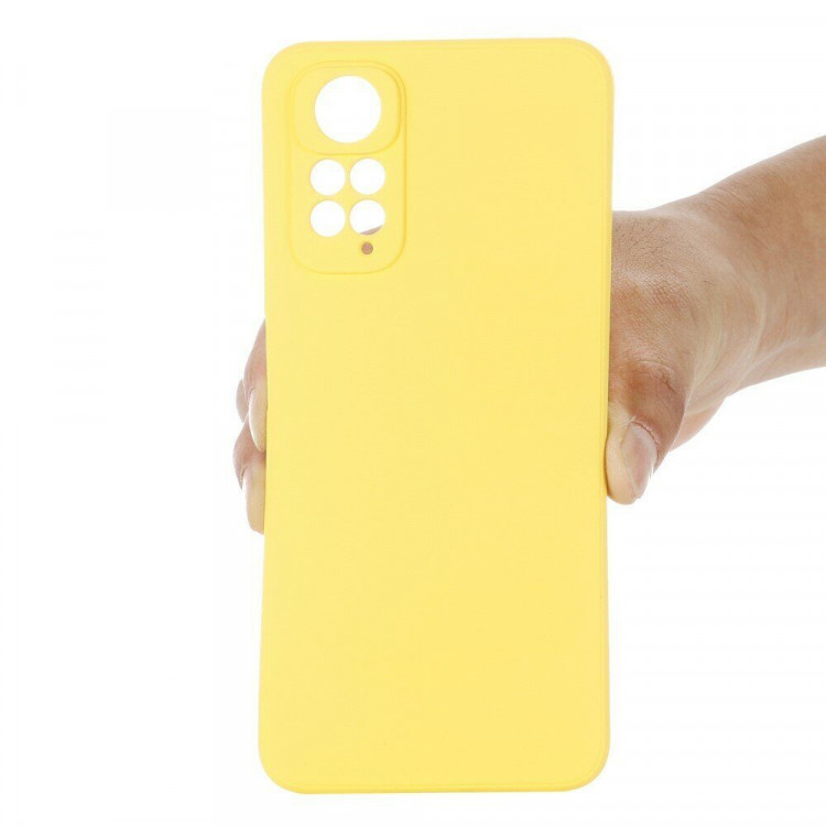 Силиконовый чехол Mobile Shell для Xiaomi Redmi Note 11 / Redmi Note 11S (желтый)