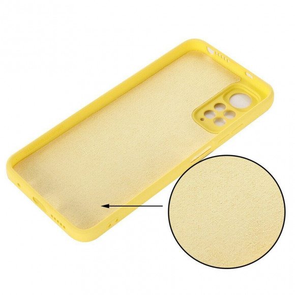Силиконовый чехол Mobile Shell для Xiaomi Redmi Note 11 / Redmi Note 11S (желтый) Силиконовый чехол Mobile Shell для Xiaomi Redmi Note 11 / Redmi Note 11S (желтый)