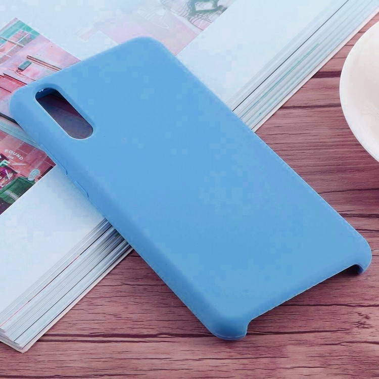 Силиконовый чехол Mobile Shell для Huawei P20 (голубой)