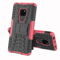 Чехол Hybrid Armor для Huawei Mate 20 (черный + розовый)