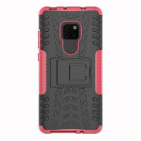Чехол Hybrid Armor для Huawei Mate 20 (черный + розовый)