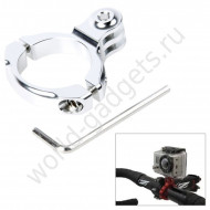 Алюминиевое крепление на велосипед для GoPro HD Hero / Hero 2 / Hero 3 (серебряный)