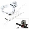 Алюминиевое крепление на велосипед для GoPro HD Hero / Hero 2 / Hero 3 (серебряный)