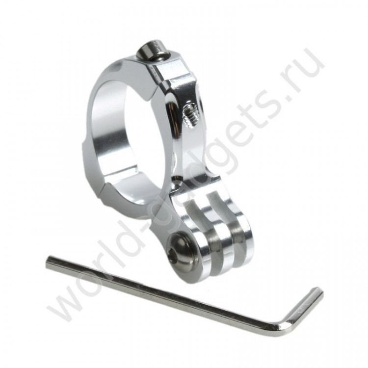 Алюминиевое крепление на велосипед для GoPro HD Hero / Hero 2 / Hero 3 (серебряный)