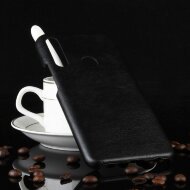 Кожаная накладка-чехол для Huawei P Smart Z / Honor 9X (STK-LX1) (черный)