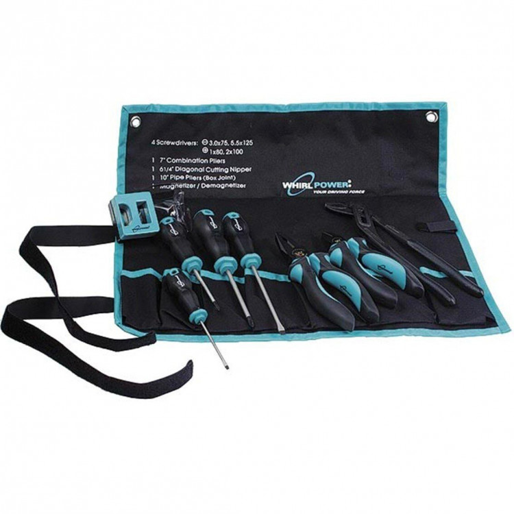 Набор шарнирно губцевого инструмента и отверток WhirlPower (9 предметов)
