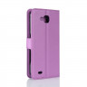 Чехол с визитницей для LG X venture M710DS (фиолетовый)