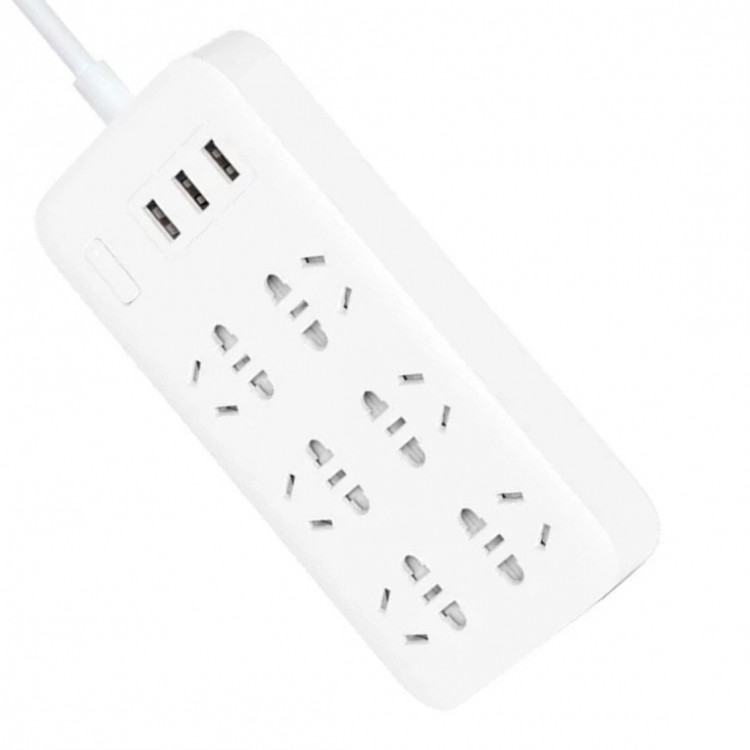 Удлинитель Xiaomi Mi Power Strip 6 - 1,8 метра (белый)