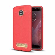 Чехол-накладка Litchi Grain для Motorola Moto Z2 Play (красный) Чехол-накладка Litchi Grain для Motorola Moto Z2 Play (красный)