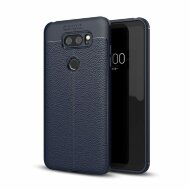 Чехол-накладка Litchi Grain для LG V30 (темно-синий) Чехол-накладка Litchi Grain для LG V30 (темно-синий)