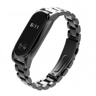 Стальной браслет для Xiaomi Mi Band 2 (черный) Стальной браслет для Xiaomi Mi Band 2 (черный)