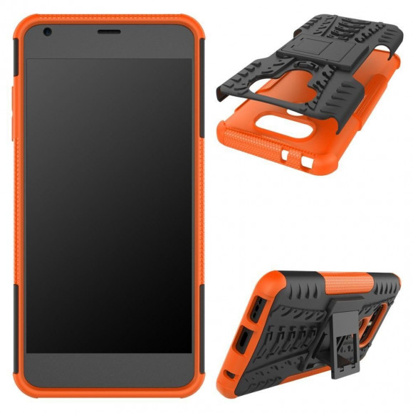 Чехол Hybrid Armor для LG G6 (черный + оранжевый) Чехол Hybrid Armor для LG G6 (черный + оранжевый)