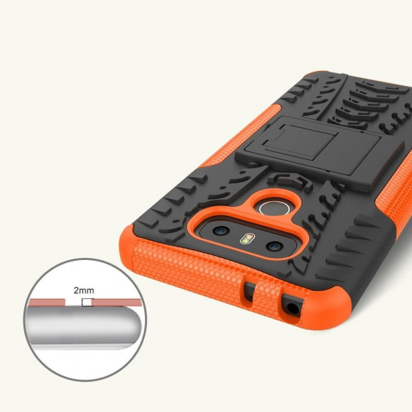 Чехол Hybrid Armor для LG G6 (черный + оранжевый) Чехол Hybrid Armor для LG G6 (черный + оранжевый)