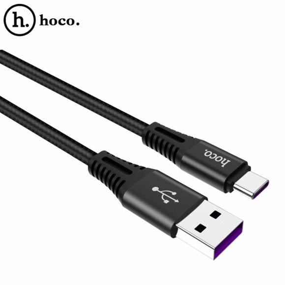 Кабель Quick Charge HOCO X22 USB QC3.0 + Type-C (черный) Кабель Quick Charge HOCO X22 USB QC3.0 + Type-C (черный)