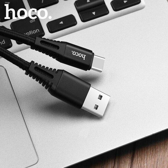 Кабель Quick Charge HOCO X22 USB QC3.0 + Type-C (черный) Кабель Quick Charge HOCO X22 USB QC3.0 + Type-C (черный)