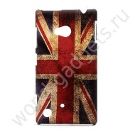 Пластиковый чехол Retro United Kingdom Flag для Nokia Lumia 720