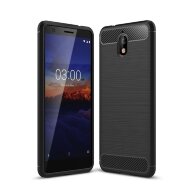 Чехол-накладка Carbon Fibre для Nokia 3.1 (черный) Чехол-накладка Carbon Fibre для Nokia 3.1 (черный)