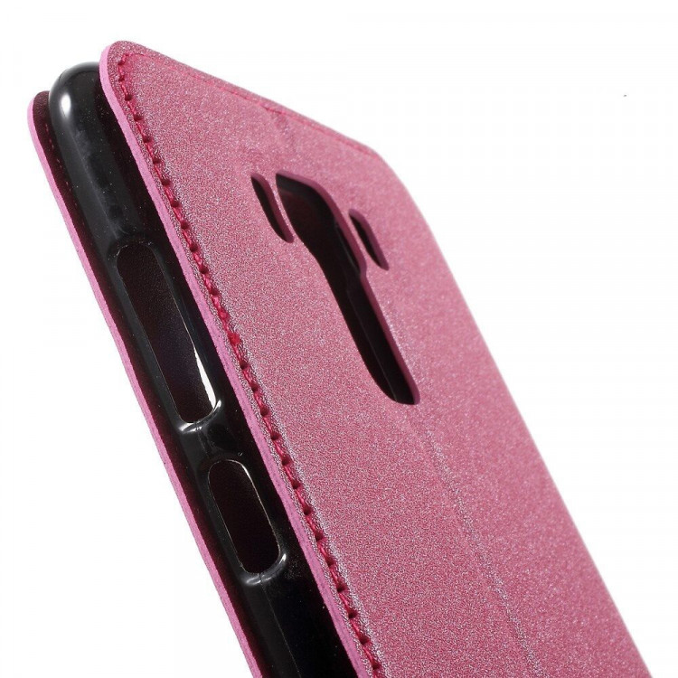 Чехол с окном ASUS 3 Laser ZC551KL (малиновый)